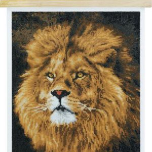 Crystal Art Scroll Löwe 35x45 cm