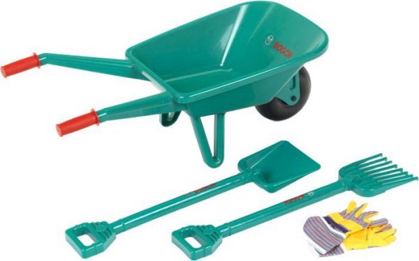 Bosch Gartenset m. Schubkarre, 4tlg.